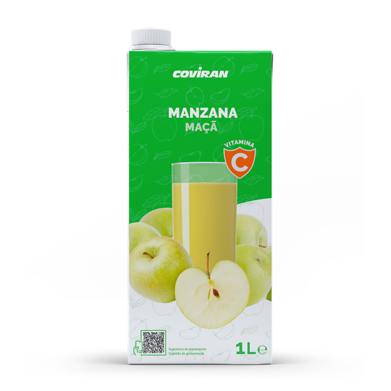Zumo Manzana Coviran Brik 1 L
