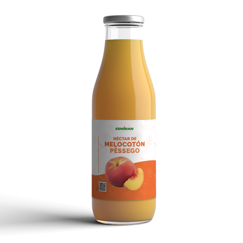 Néctar Melocotón Coviran Cristal 1 L