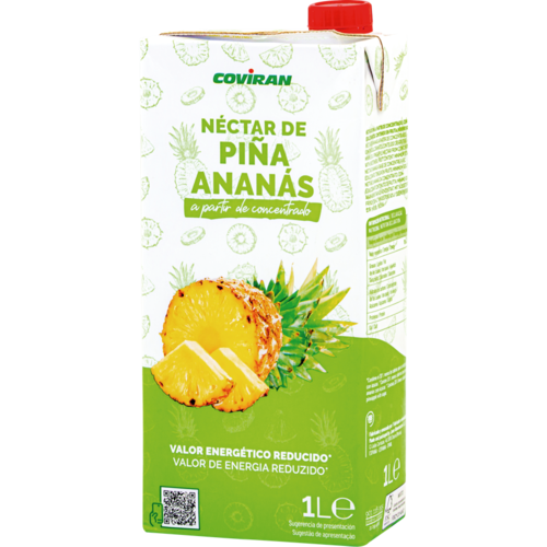 Néctar Piña Sin Azúcar Añadido Coviran 1L