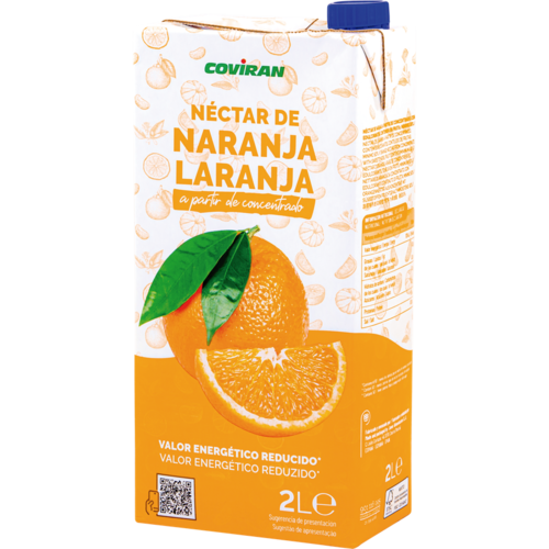 Néctar Naranja Sin Azúcar Añadido Coviran 2L