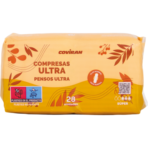Compresas Ultra Alas Coviran 28 Unid