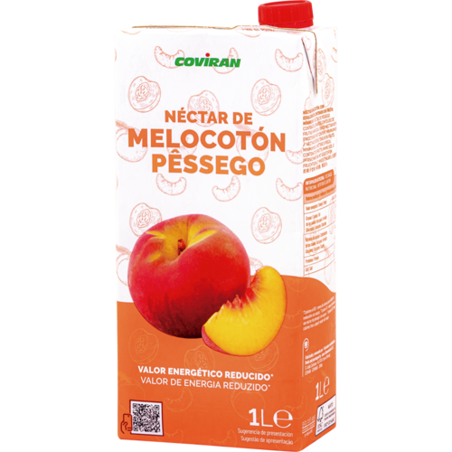 Néctar Melocotón Sin Azúcar Añadido Coviran 1L
