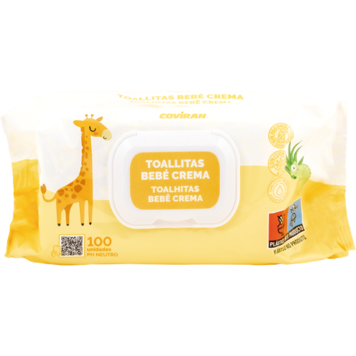 Toallitas Aloe Vera con Tapa Coviran 100 Unid