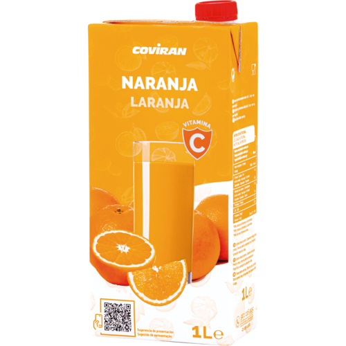 Zumo Naranja Coviran Brik 1 L