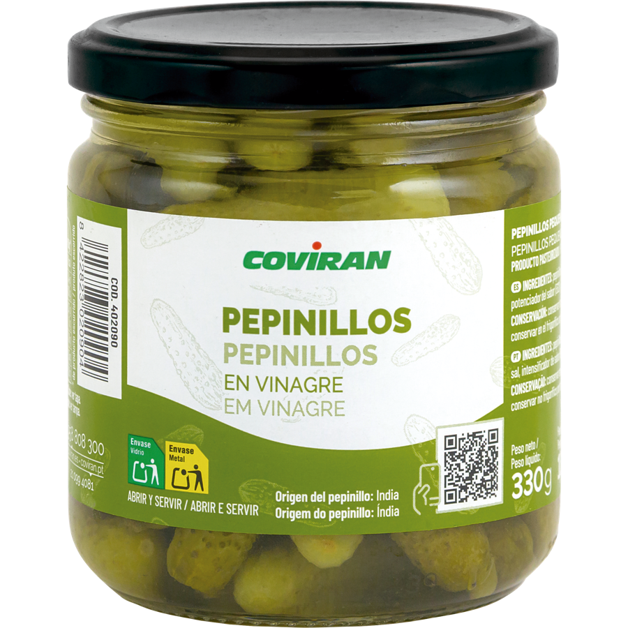Pepinillos Vinagre Extra Coviran