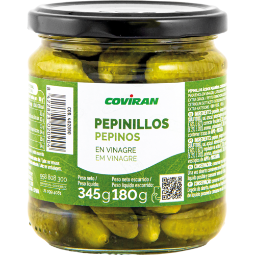 Pepinillos Vinagre Extra Coviran