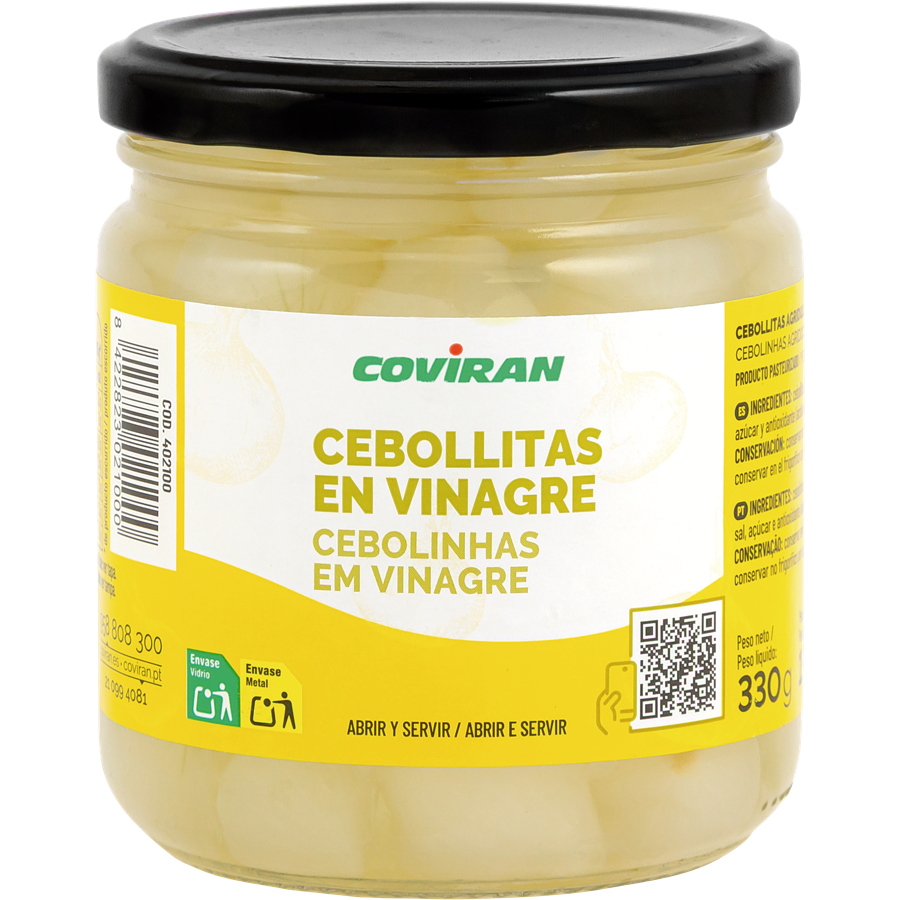 Cebollitas Vinagre Coviran