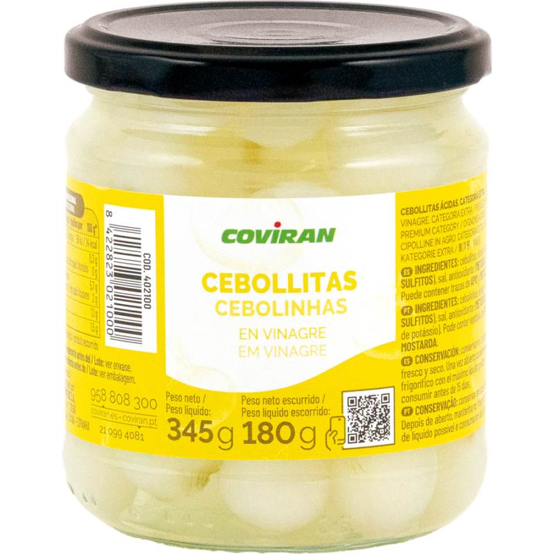 Cebollitas Vinagre Coviran