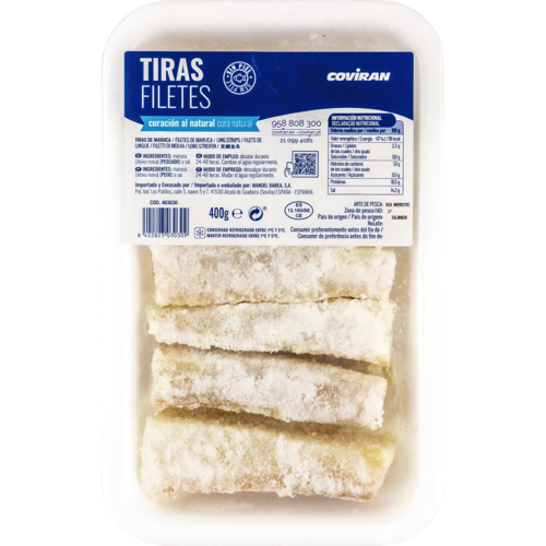 Tiras Bacalao Sin Piel Coviran