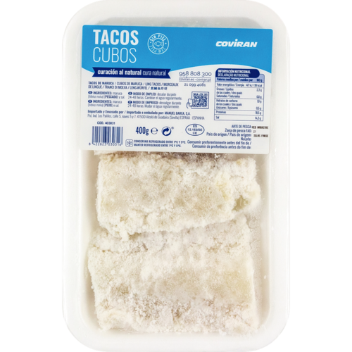 Tacos Bacalao Sin Piel Coviran