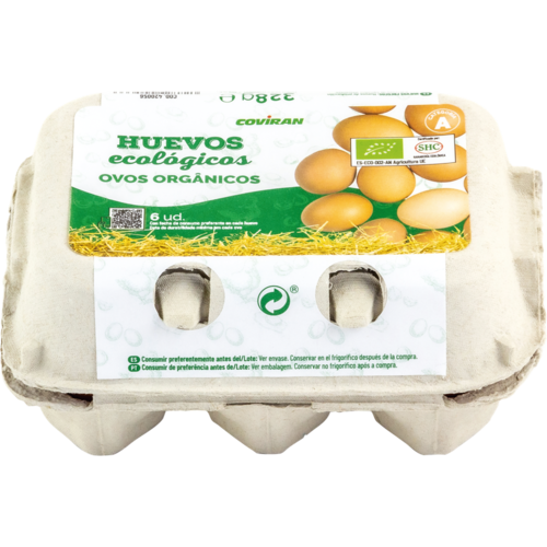Huevos Ecológicos Coviran 6 Unidades