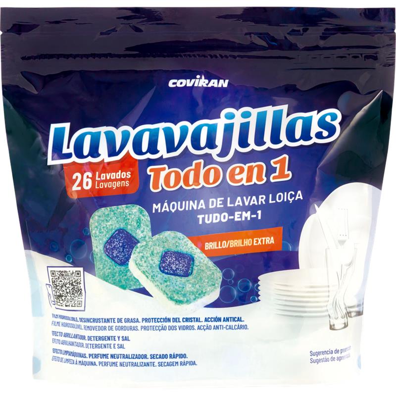 Lavavajillas Todo En 1 Coviran Tableta 26 U