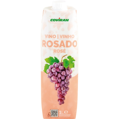 Vino Rosado Coviran Brik 1 L