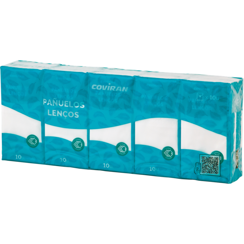 Pañuelos Blancos 3 Capas Coviran 10 Ud