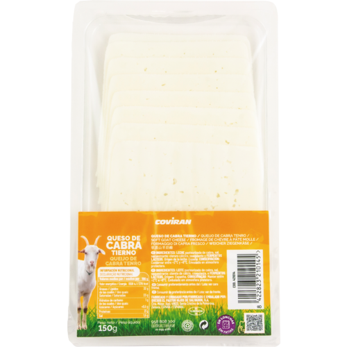 Queso Tierno Cabra Coviran Lonchas