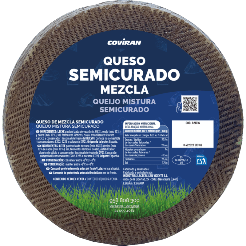 Queso Mezcla Semicurado Coviran KG