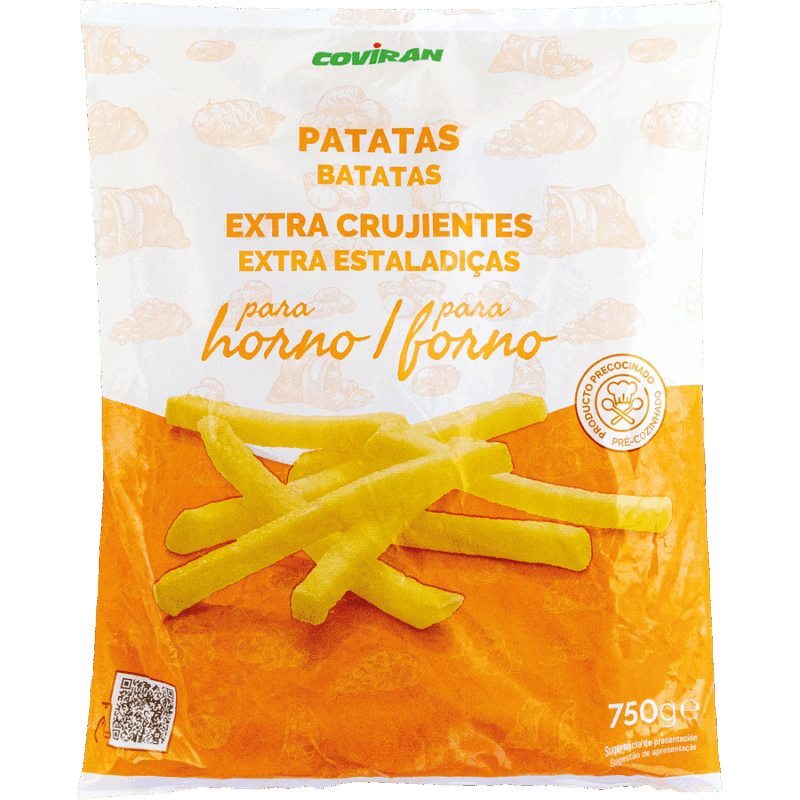 PATATAS EXTRA CRUJIENTES HORNO COVIRAN 750GR