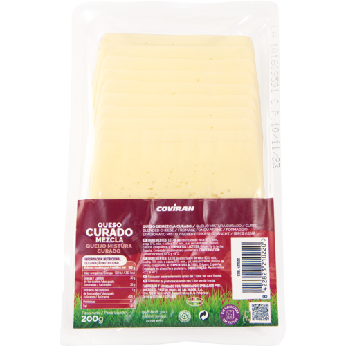 Queso Mezcla Curado Coviran Lonchas