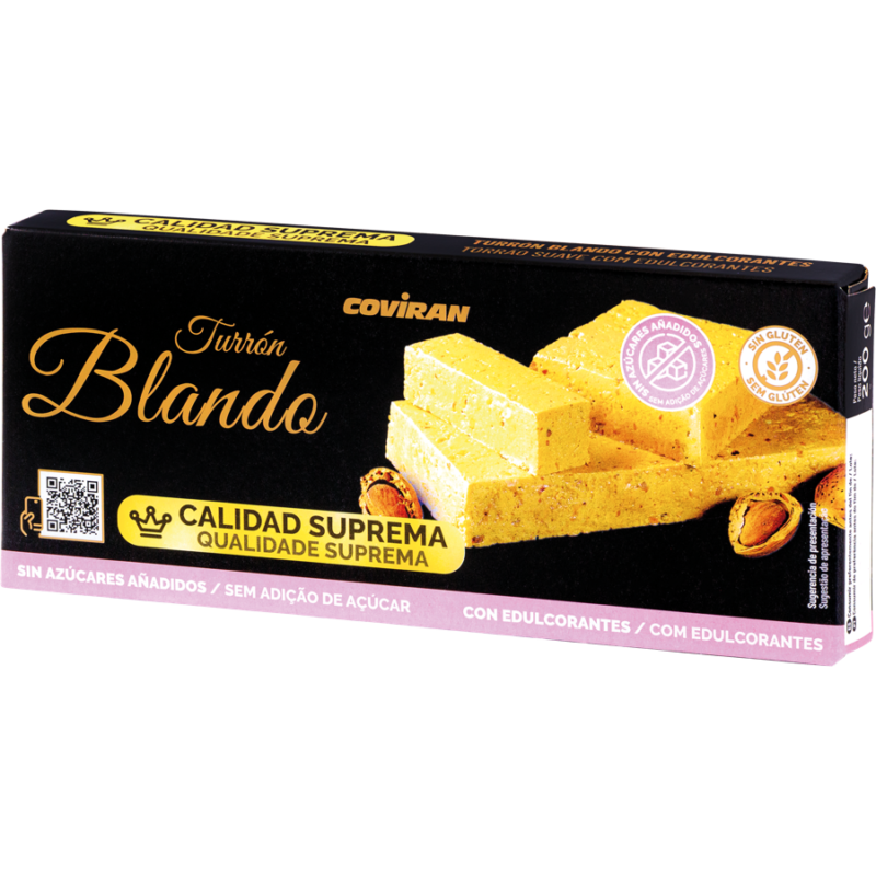 Turrón Blando Sin Azúcar Añadido Coviran