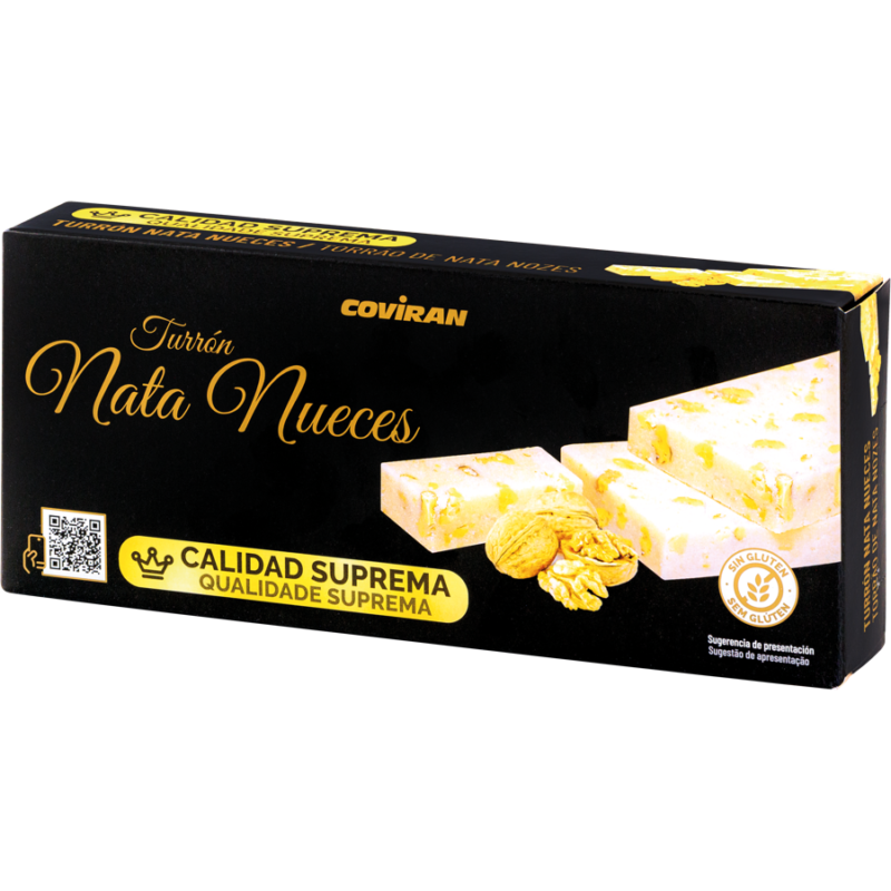 Turrón Nata Nuez Coviran
