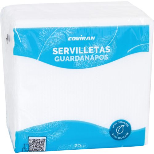 Servilletas Blanca Coviran 70 Unidades