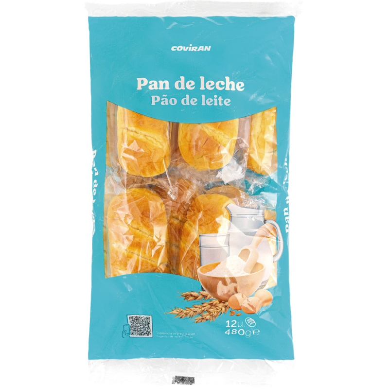 Pan de Leche Coviran 480G 12U