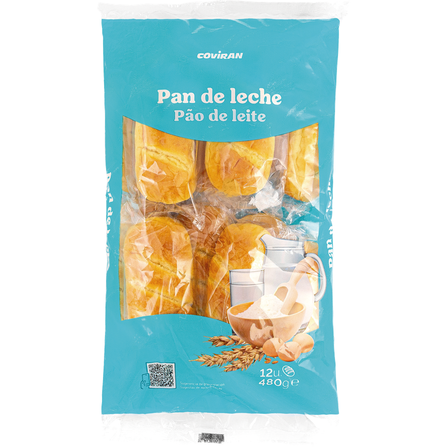 Pan de Leche Coviran 480G 12U