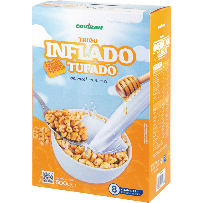 Cereales Trigo Inflado Miel Coviran