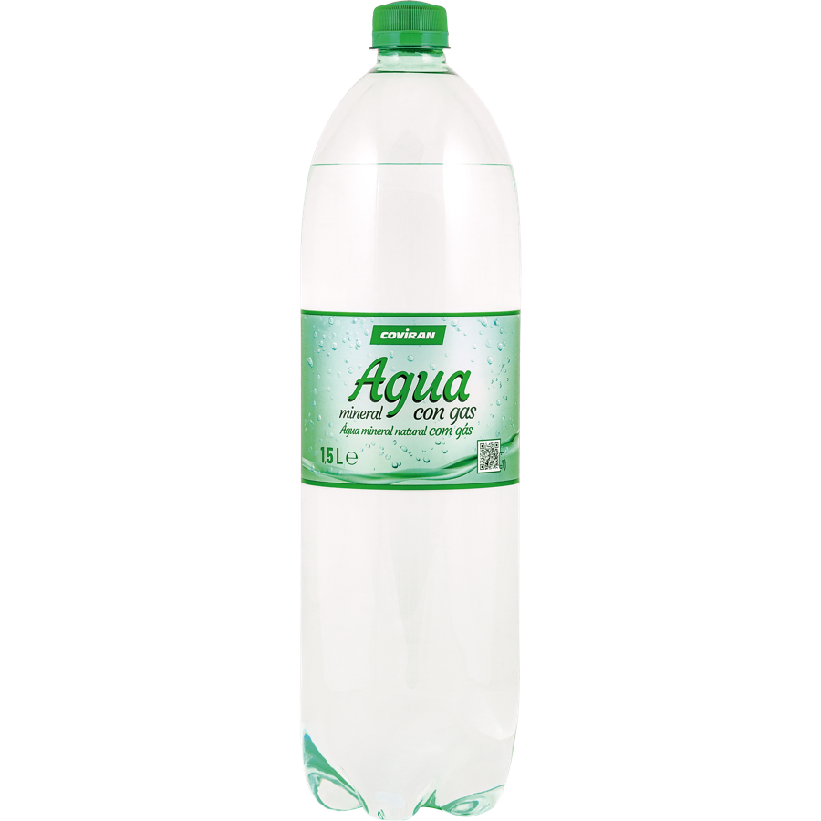 Agua con Gas Mineral Coviran 1.5L