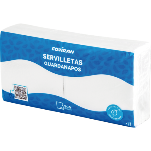 Servilletas 30X30 1 Capa Coviran 200 Unid