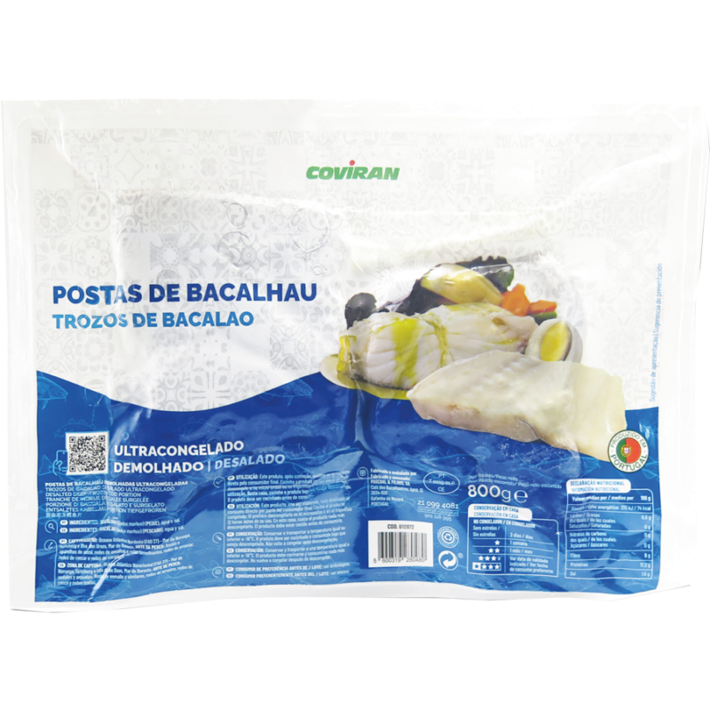 Bacalhau Posta Demolhada Ultracongelado Coviran