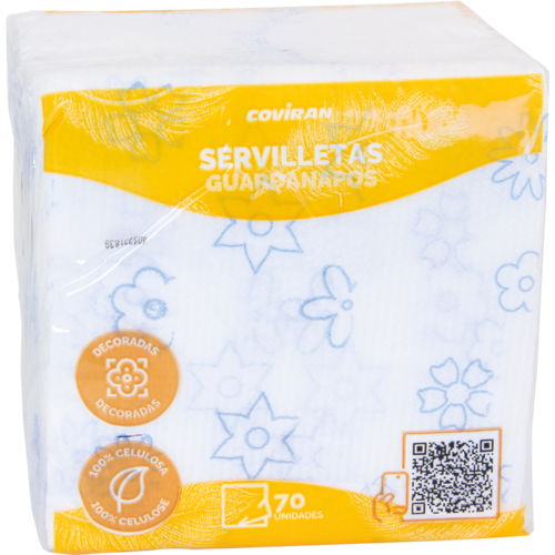 Servilletas Decoradas Coviran 70 Unidades