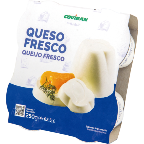 Queso Burgos Blanco Coviran 4 Unid