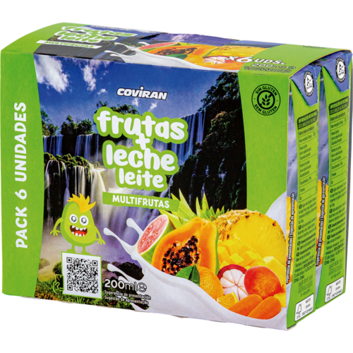 Frutas + Leche Multifrutas Coviran P-6
