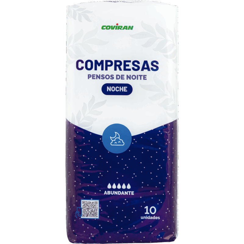 Compresas Noche Coviran 10 Unid
