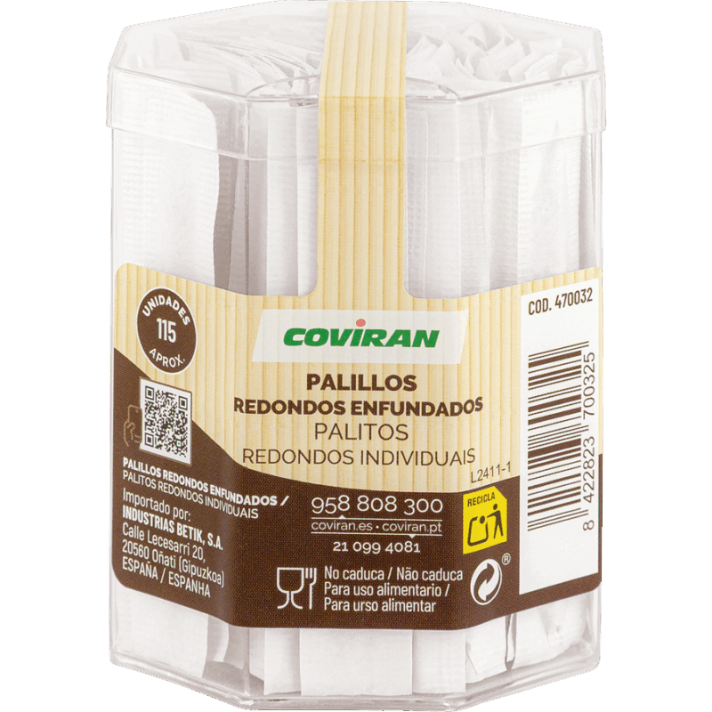 Palitos Redondos Enfunda Coviran 115 U