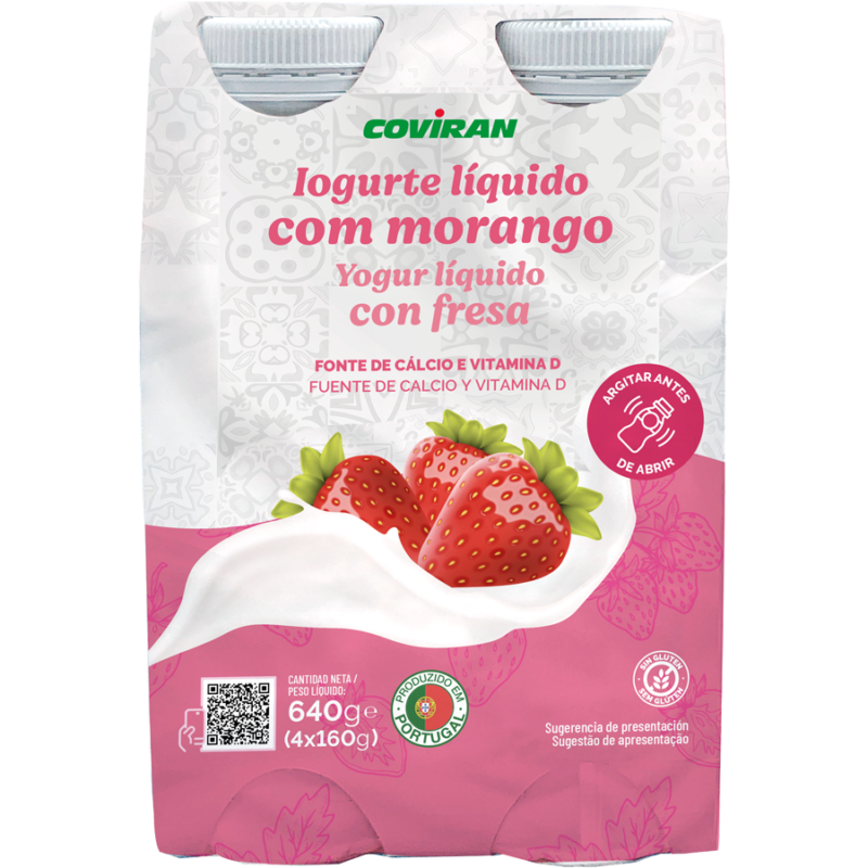 Iogurte Líquido COVIRAN morango