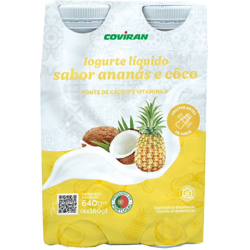 IOGURTE LIQUIDO ANANAS/COCO