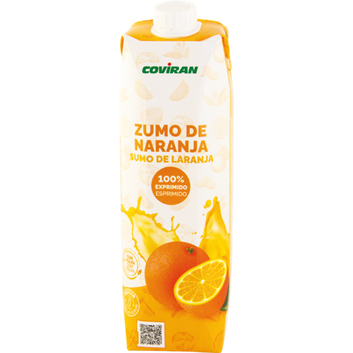 Zumo Naranja Exprimido con Pulpa Coviran
