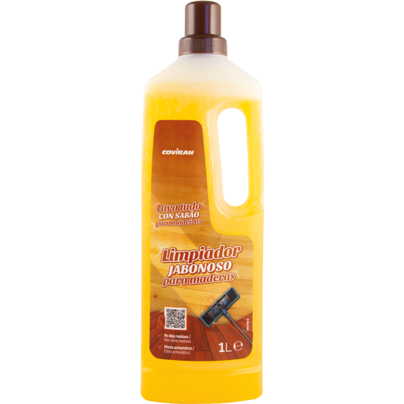 Limpiador jabonoso para maderas Coviran 1L