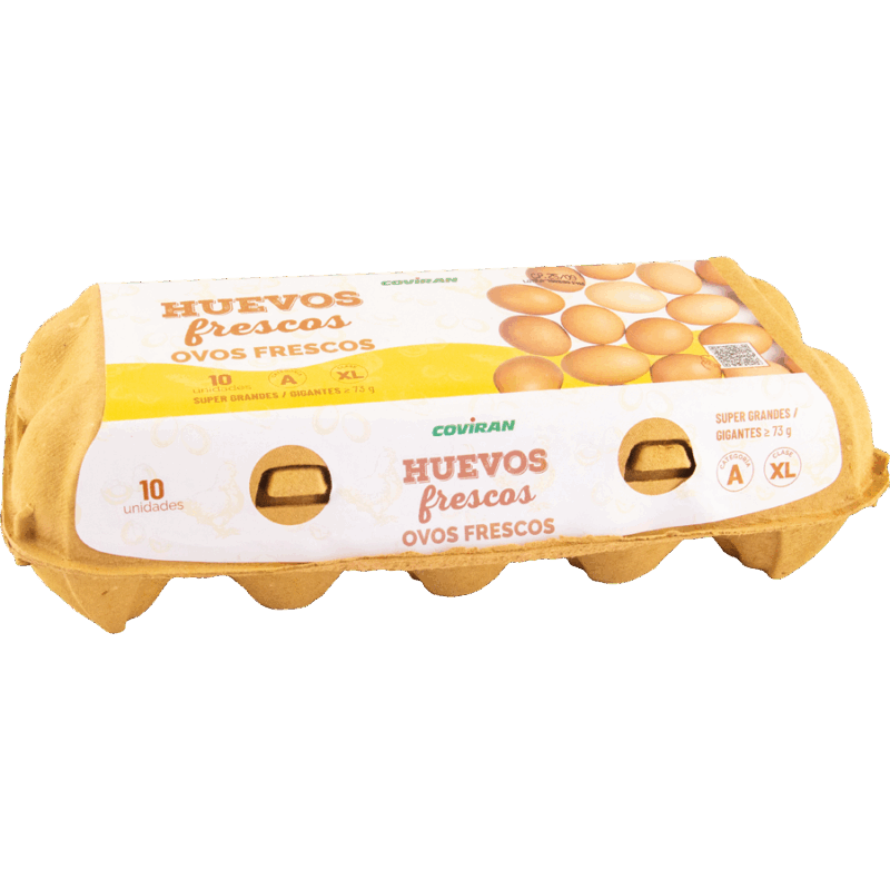 Huevos Clase XL Coviran 10 Unidades