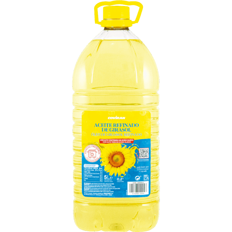 Aceite Girasol Alto Oleico Coviran 5L