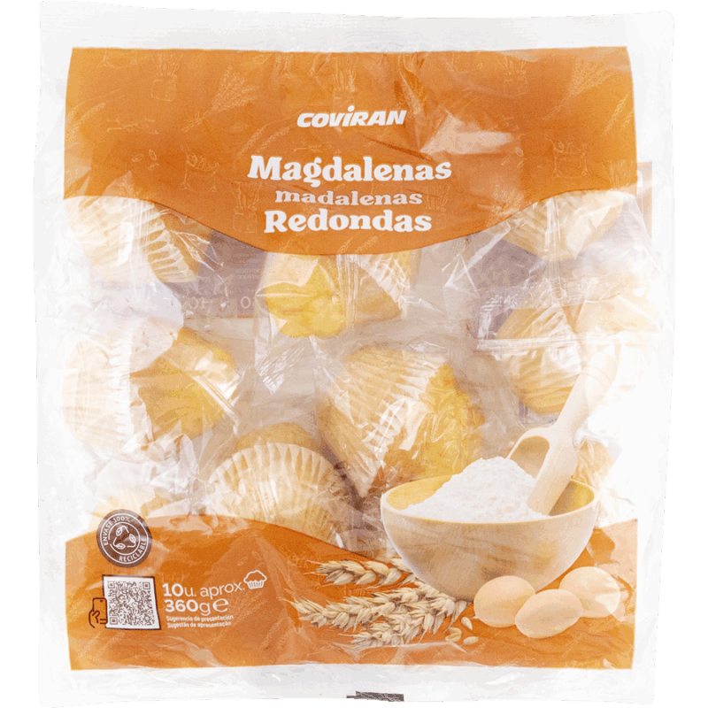Magdalenas Redondas Coviran 10 Unidades