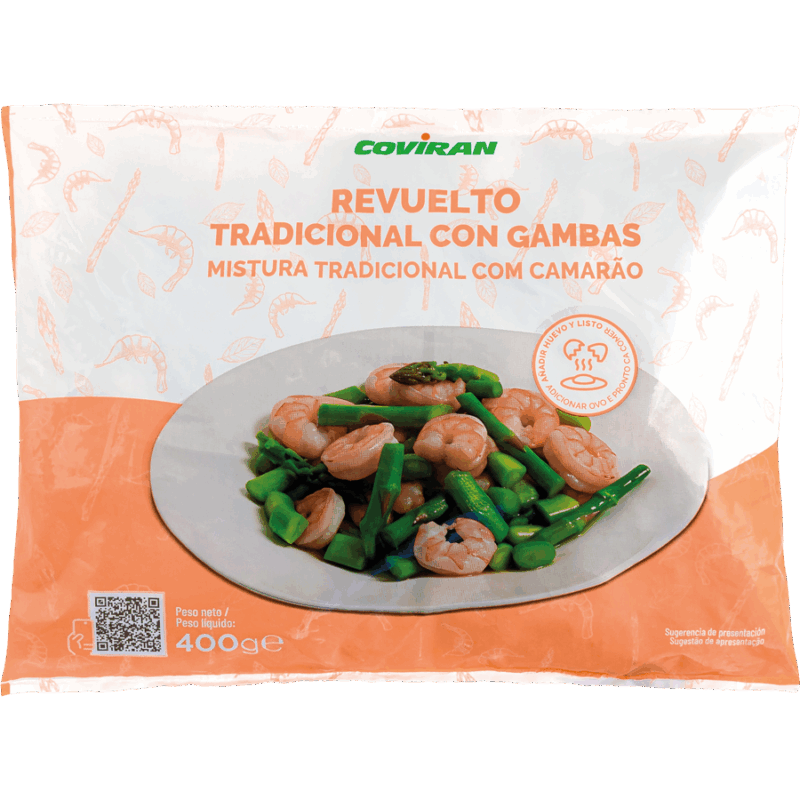 REVUELTO TRADICIONAL CON GAMBAS COVIRAN