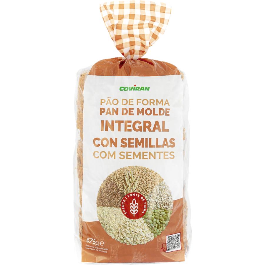 Pan de Molde Integral con Semillas