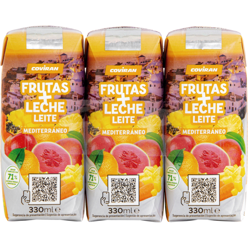 Frutas + Leche Mediterránea Coviran P3