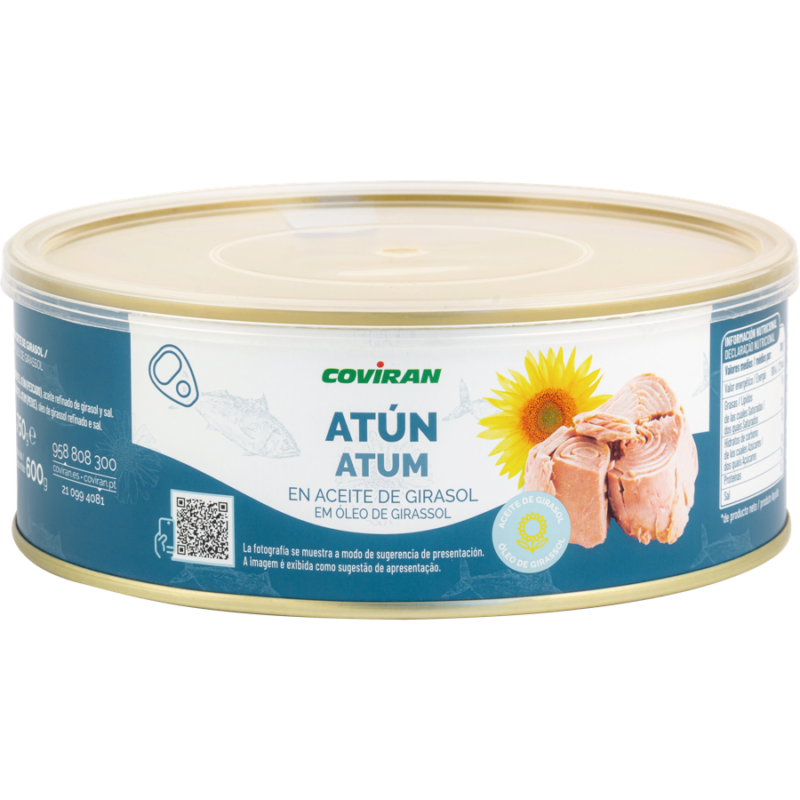 Atún claro en aceite de girasol