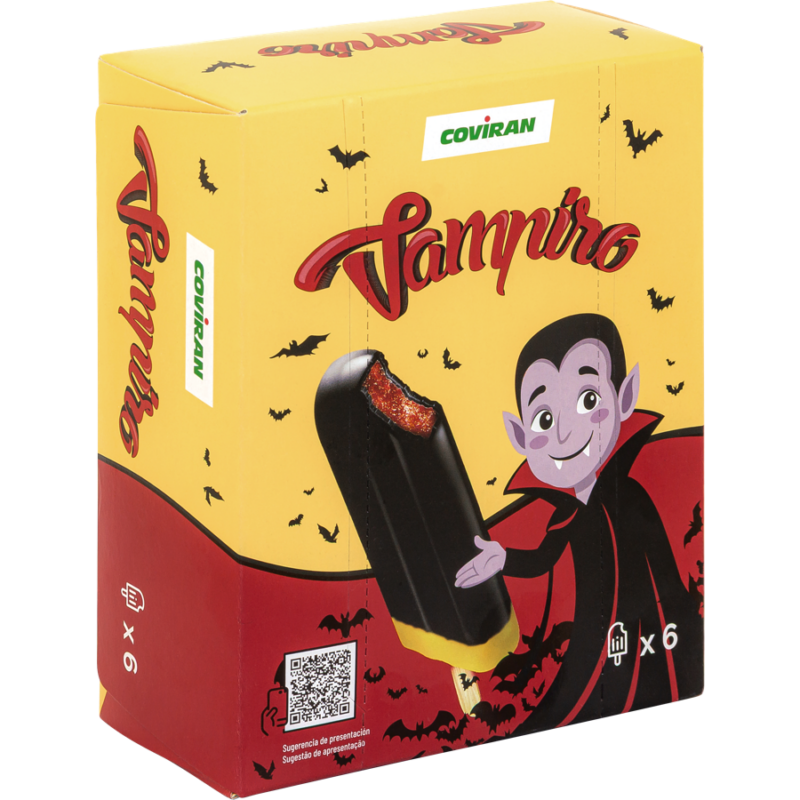 Helado vampiro Covirán