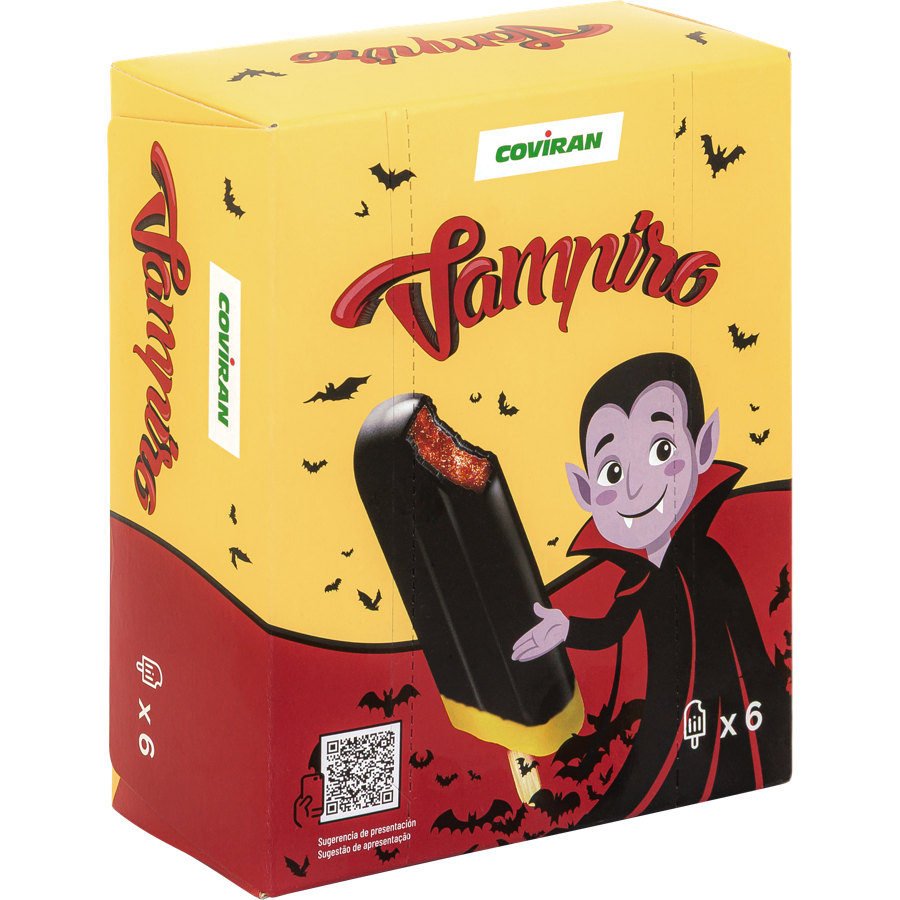 Helado vampiro Covirán