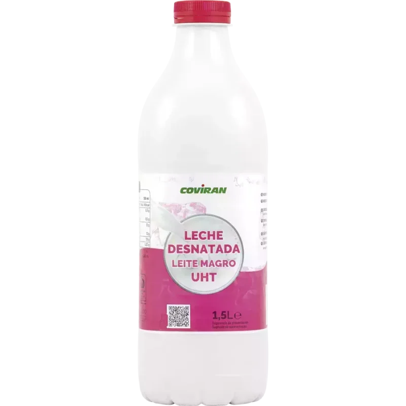 Leche Desnatada Coviran Botella